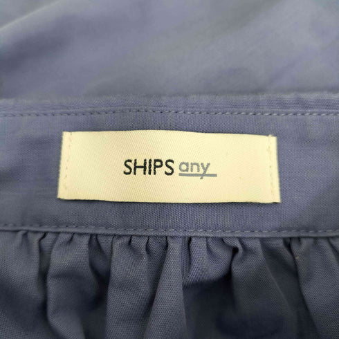 シップスエニィ SHIPS any REPREVE ギャザー ショート シャツ レディース FREE