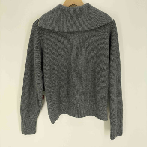 メゾンキツネ MAISON KITSUNE BOLD FOX HEAD PATCH HALF ZIP RIBBED JUMPER レディース M