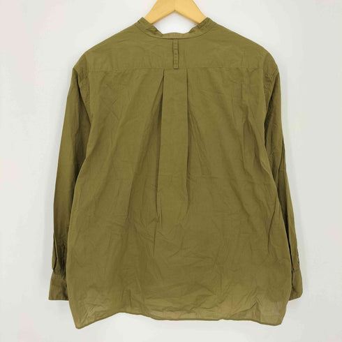 マーガレットハウエル MARGARET HOWELL シアーコットンカラーレスシャツ レディース JPN:2