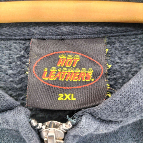 HOT LEATHERS スカル プリントプルオーバーパーカー アメカジ メンズ 2XL