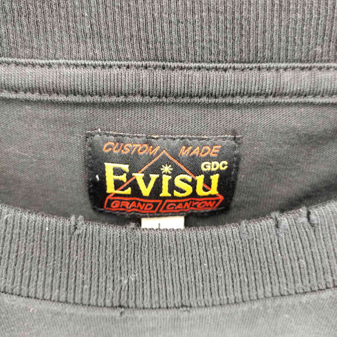 エヴィス EVISU DIRTY WASHED LOGO TEE メンズ JPN:L