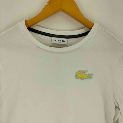 ラコステ LACOSTE パイル クロック エンブレム Tシャツ レディース FR:36