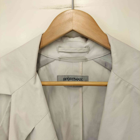 マックスマーラ MAX MARA SPORTMAX イタリア製 パフスリーブ トレンチコート レディース JPN:42