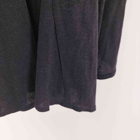 コムデギャルソン COMME des GARCONS アシンメトリー ステッチデザイン ラメ ブラウス レディース