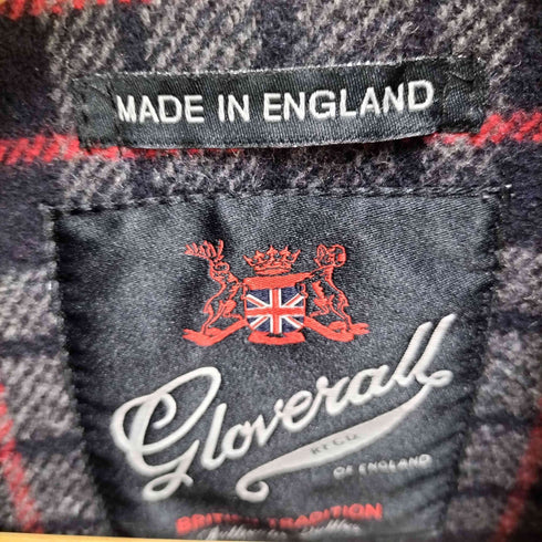 グローバーオール Gloverall イングランド製 メルトン ダッフルコート 裏地チェック柄 メンズ