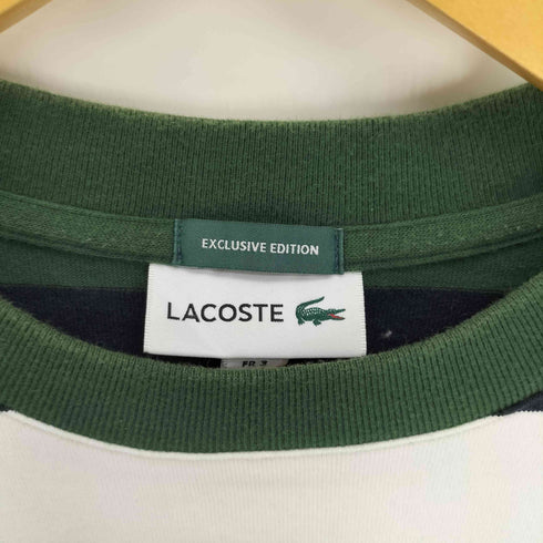 ラコステ LACOSTE 別注 ボーダー Tシャツ メンズ import:S