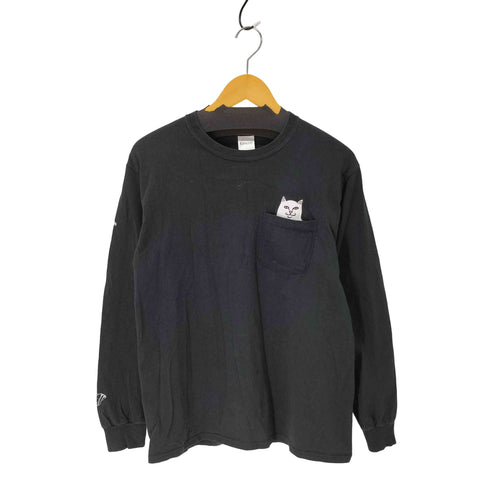 リップンディプ RIPNDIP ロンT カットソー 猫プリント メンズ JPN:M