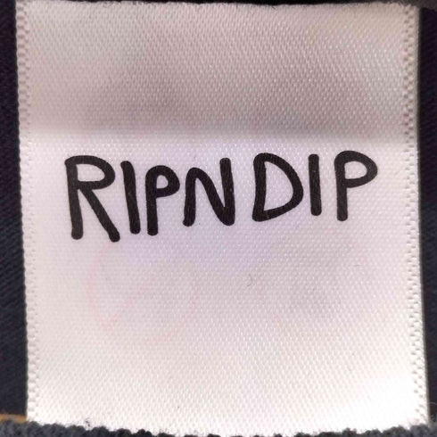 リップンディプ RIPNDIP ロンT カットソー 猫プリント メンズ JPN:M