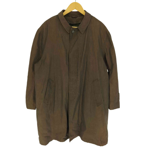 ILGWU union made 60-70S MAJORジップ フリースライナー付 比翼 ステンカラー コート 玉虫色 メンズ