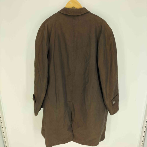 ILGWU union made 60-70S MAJORジップ フリースライナー付 比翼 ステンカラー コート 玉虫色 メンズ