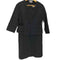 バーニーズニューヨーク BARNEYS NEWYORK ドット柄 ノーカラー ジャケット ワンピース セットアップ アンサンブル レディース 40