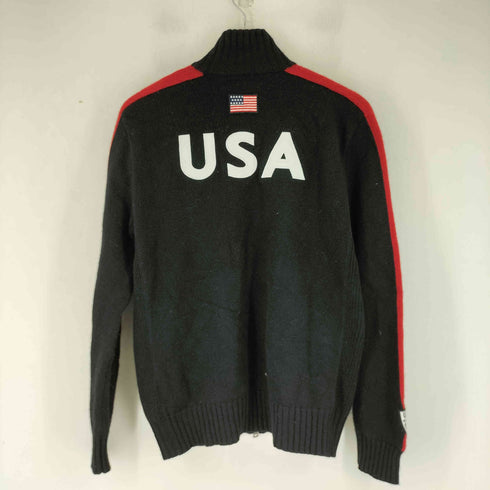 ポロバイラルフローレン Polo by RALPH LAUREN ビッグポニー刺繍ドライバーズニット メンズ import:M