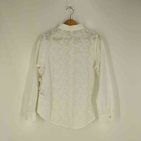 アンティカ antiqua ペイズリー刺繍シャツ レディース FREE