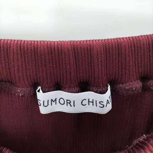 ツモリチサト TSUMORI CHISATO 裾デザイン トリアセテート ナイロン L/S カットソー レイヤード スカート セットアップ レディース M