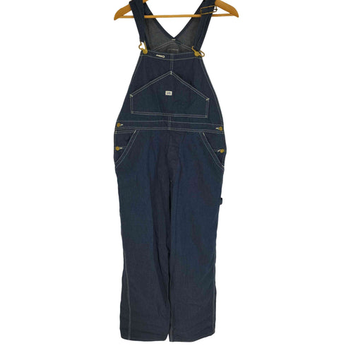 リー Lee ロゴワッペン インディゴ オーバー デニム オーバーオール メンズ M
