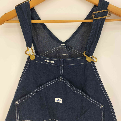 リー Lee ロゴワッペン インディゴ オーバー デニム オーバーオール メンズ M