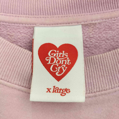 ガールズドントクライ Girls Don’t Cry ロゴ刺繍 スウェット メンズ JPN:XL