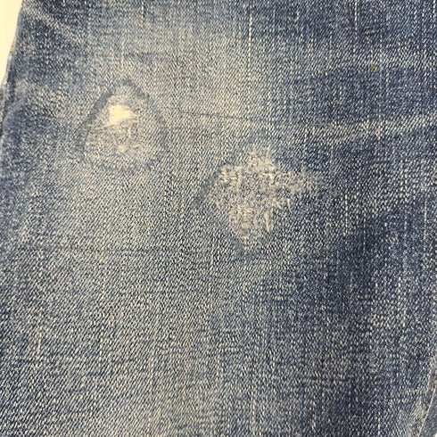 アタッチメント ATTACHMENT ハイパワーストレッチセルヴィッチデニム スーパースリムCRASH加工 メンズ JPN:2