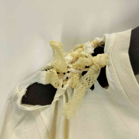 コリーナストラダ COLLINA STRADA FLOWER DRIP LACE KATINA TEE レディース import:S