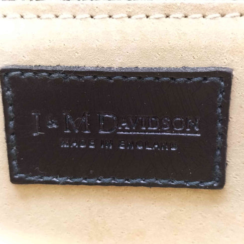 ジェイアンドエムデヴィッドソン J&M Davidson 英国製 ターンロック レザーワンショルダーバッグ レディース