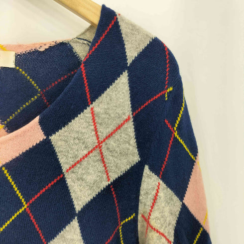 コムデギャルソンコムデギャルソン COMME des GARCONS COMME des GARCONS 08AW アーガイル柄 ニットセーター レディース JPN:S