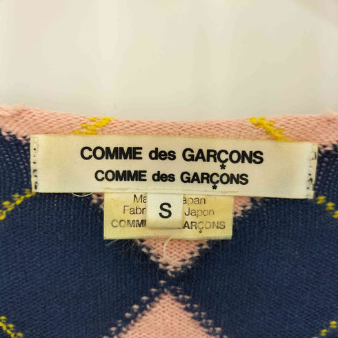 コムデギャルソンコムデギャルソン COMME des GARCONS COMME des GARCONS 08AW アーガイル柄 ニットセーター レディース JPN:S