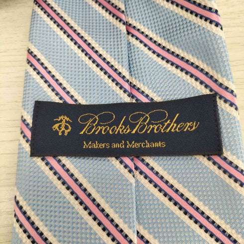 ブルックスブラザーズ BROOKS BROTHERS ストライプ柄 シルクネクタイ メンズ