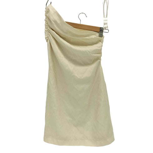 LIBJOIE Keica ワンショルダードレープミニワンピース レディース