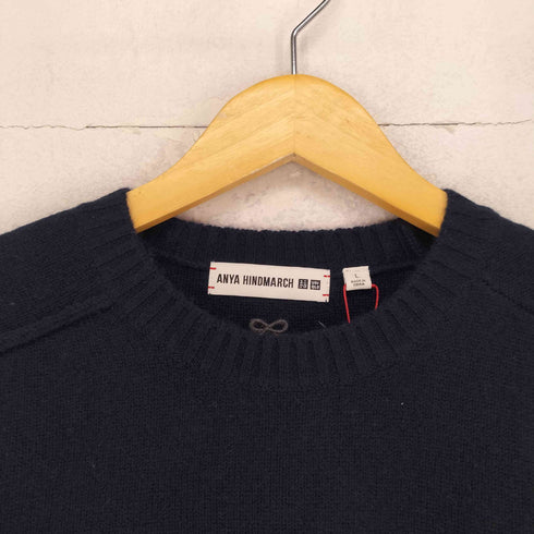 アニヤハインドマーチ ANYA HINDMARCH カシミヤクルーネックセーター レディース JPN:L