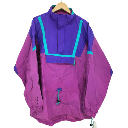 エルエルビーン L.L.Bean 90-00S スタンドカラー ナイロンプルオーバージャケット メンズ import:L