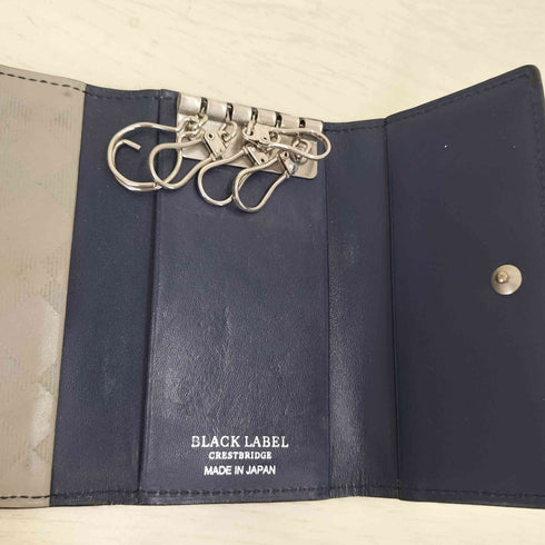 ブラックレーベルクレストブリッジ BLACK LABEL CRESTBRIDGE レザーカードケース メンズ