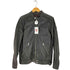 ディーゼル DIESEL シープスキンシングルライダースジャケット メンズ import:M