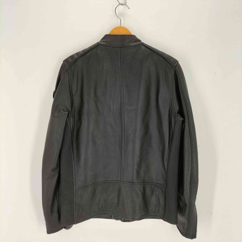 ディーゼル DIESEL シープスキンシングルライダースジャケット メンズ import:M