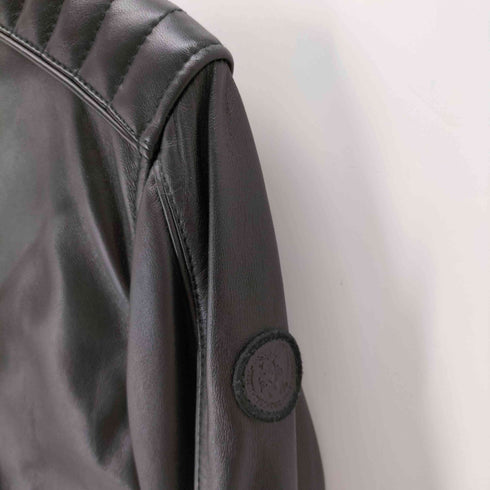 ディーゼル DIESEL シープスキンシングルライダースジャケット メンズ import:M