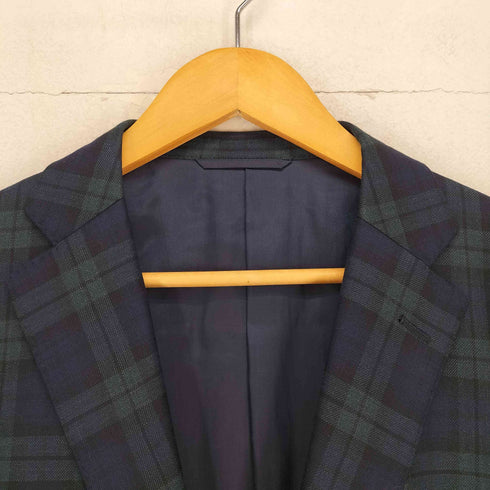 blazer's bank.com チェック柄2Bテーラードジャケット メンズ 170