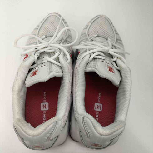 ナイキ NIKE SHOX TL PLATINUM TINT WHITE-GYM RED ショックス TL スニーカー レディース JPN:23.5