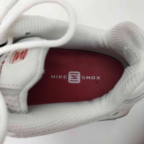 ナイキ NIKE SHOX TL PLATINUM TINT WHITE-GYM RED ショックス TL スニーカー レディース JPN:23.5