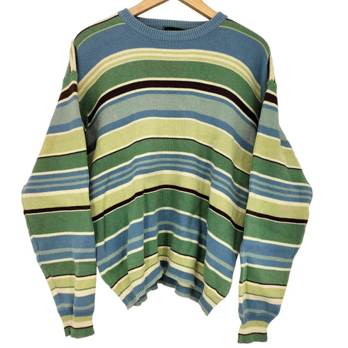 ジェイクルー J.CREW 90s 巨人タグ ボーダー クルーネックセーター メンズ import:S