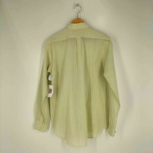 フルーツオブザルーム FRUIT OF THE LOOM ストライプ ポリコットン ボタンダウン シャツ メンズ import:L