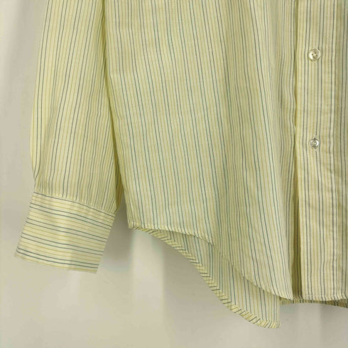 フルーツオブザルーム FRUIT OF THE LOOM ストライプ ポリコットン ボタンダウン シャツ メンズ import:L