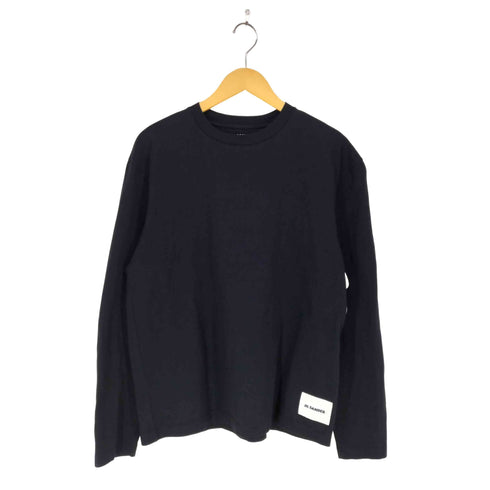 ジルサンダープラス JIL SANDER + 22AW 裾ロゴクルーネックL/S TEE メンズ M