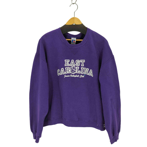 ラッセルアスレチック RUSSELL ATHLETIC 90s メキシコ製 前V プリントスウェットプルオーバー メンズ JPN:L