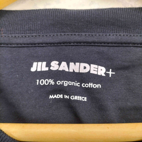 ジルサンダープラス JIL SANDER + 22AW 裾ロゴクルーネックL/S TEE メンズ M