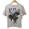 リプレイ REPLAY Jersey T-Shirt With Print 鷹 イーグル クルーネックTシャツ レディース