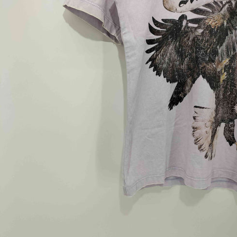リプレイ REPLAY Jersey T-Shirt With Print 鷹 イーグル クルーネックTシャツ レディース