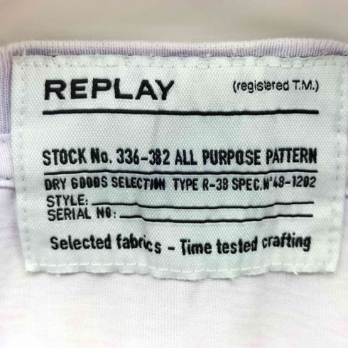 リプレイ REPLAY Jersey T-Shirt With Print 鷹 イーグル クルーネックTシャツ レディース