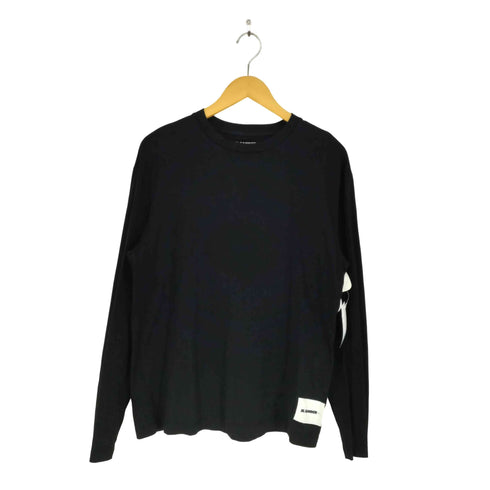 ジルサンダープラス JIL SANDER + 22AW 裾ロゴクルーネックL/S TEE メンズ M