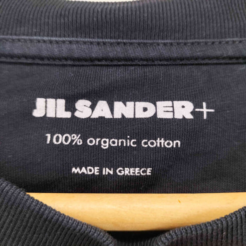 ジルサンダープラス JIL SANDER + 22AW 裾ロゴクルーネックL/S TEE メンズ M