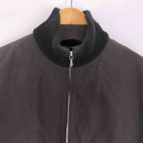 アニエスベーオム Agnes b.homme 00s フランス製 コットンハイネックブルゾン ririジップ 八の字ポケット メンズ 48