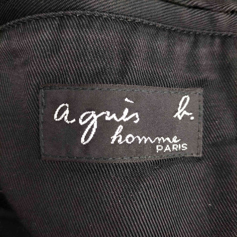 アニエスベーオム Agnes b.homme 00s フランス製 コットンハイネックブルゾン ririジップ 八の字ポケット メンズ 48